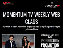 Tablet Screenshot of maxknowles.com